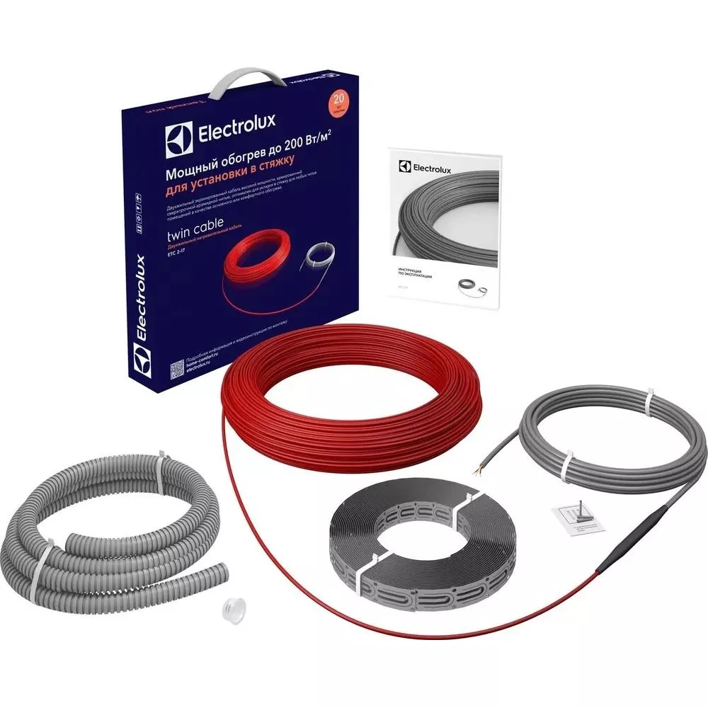 Кабель ELECTROLUX ETC 2-17-800 (комплект теплого пола)
Кабель ELECTROLUX ETC 2-17-800 (комплект теплого пола)