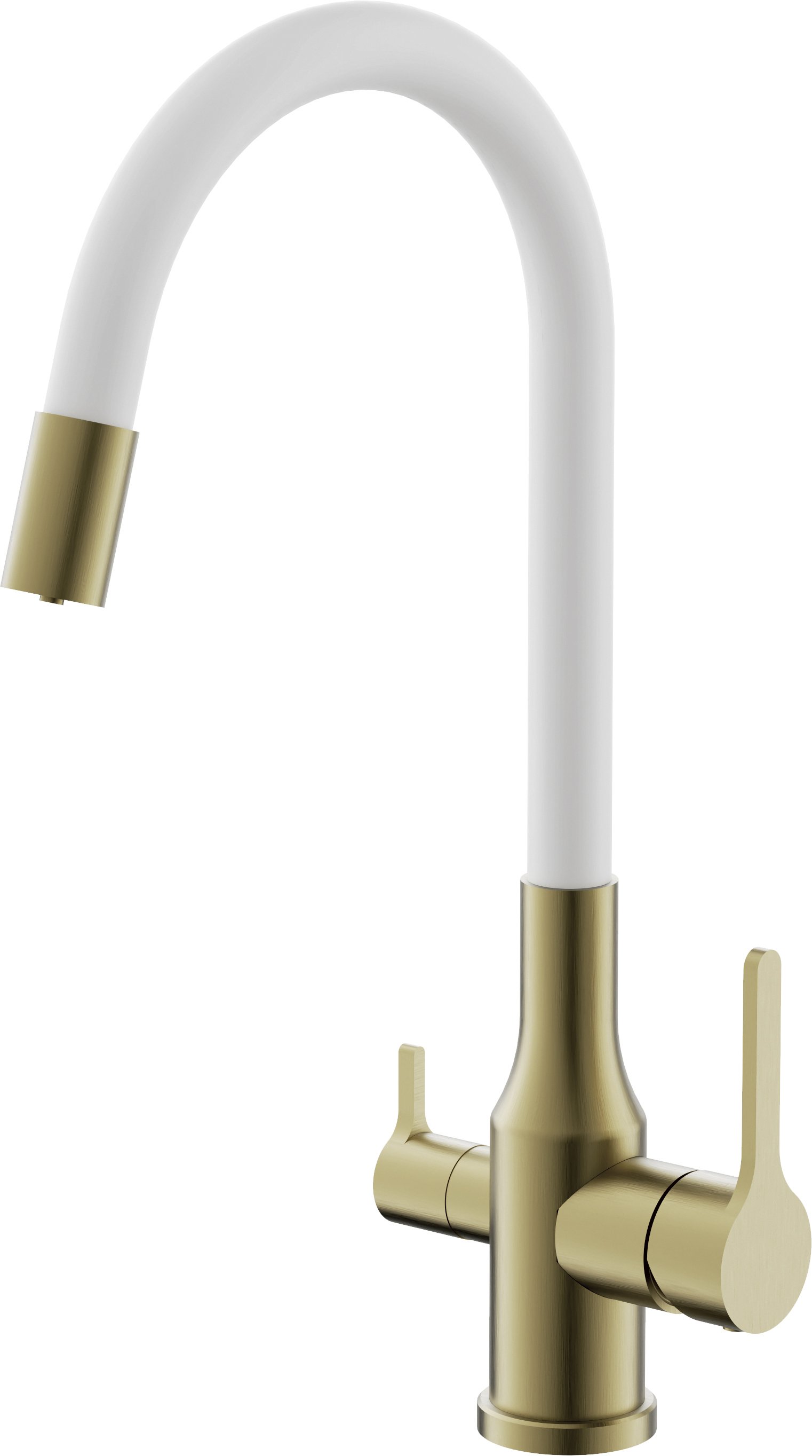 Смеситель для кухни BELZ B814 B76814-5 с гибким изливом, золото, белый
Смеситель для кухни BELZ B814 B76814-5 с гибким изливом, золото, белый