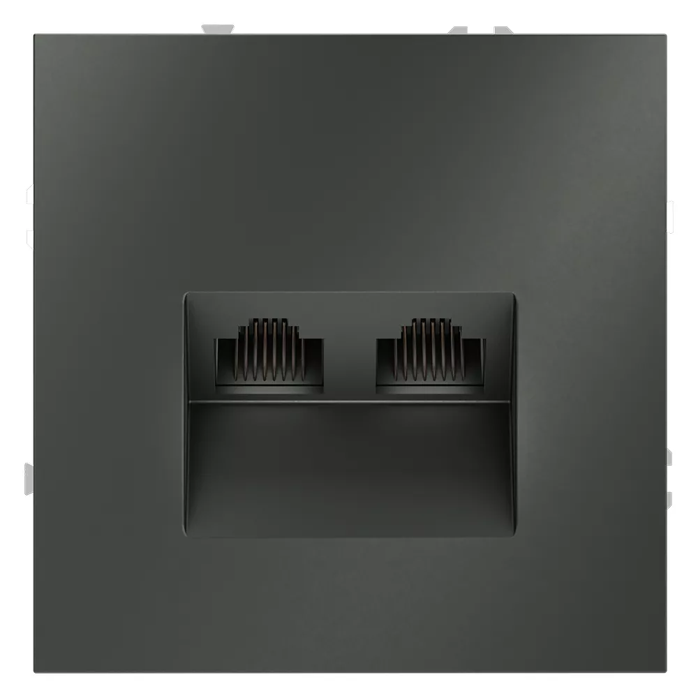Розетка компьютерная двойная Voltum S70 VLS060206 
Розетка компьютерная двойная Voltum S70 VLS060206