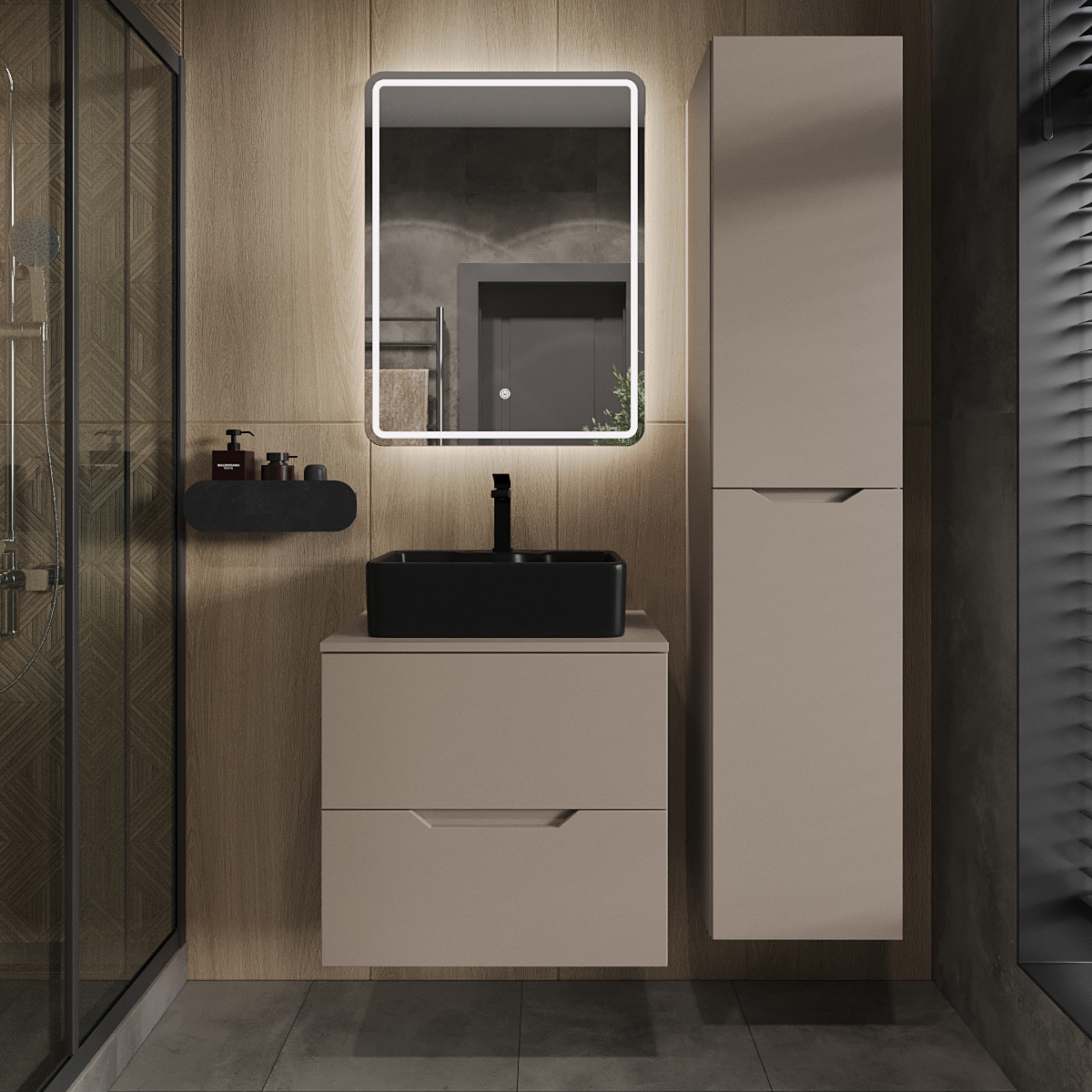 Мебель для ванной комнаты Orange Line 60 подвесная, 2 ящика, матовый латте с раковиной B01-475mb
Мебель для ванной комнаты Orange Line 60 подвесная, 2 ящика, матовый латте с раковиной B01-475mb