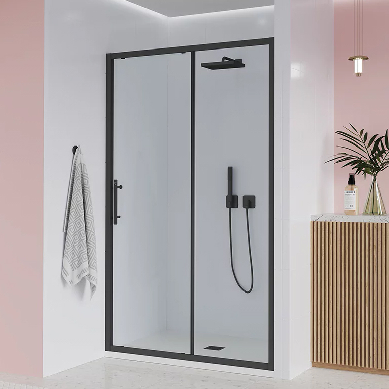 Душевая дверь в нишу Veconi Evo 100 B 160 см, профиль матовый черный, стекло прозрачное
Душевая дверь в нишу Veconi Evo 100 B 160 см, профиль матовый черный, стекло прозрачное