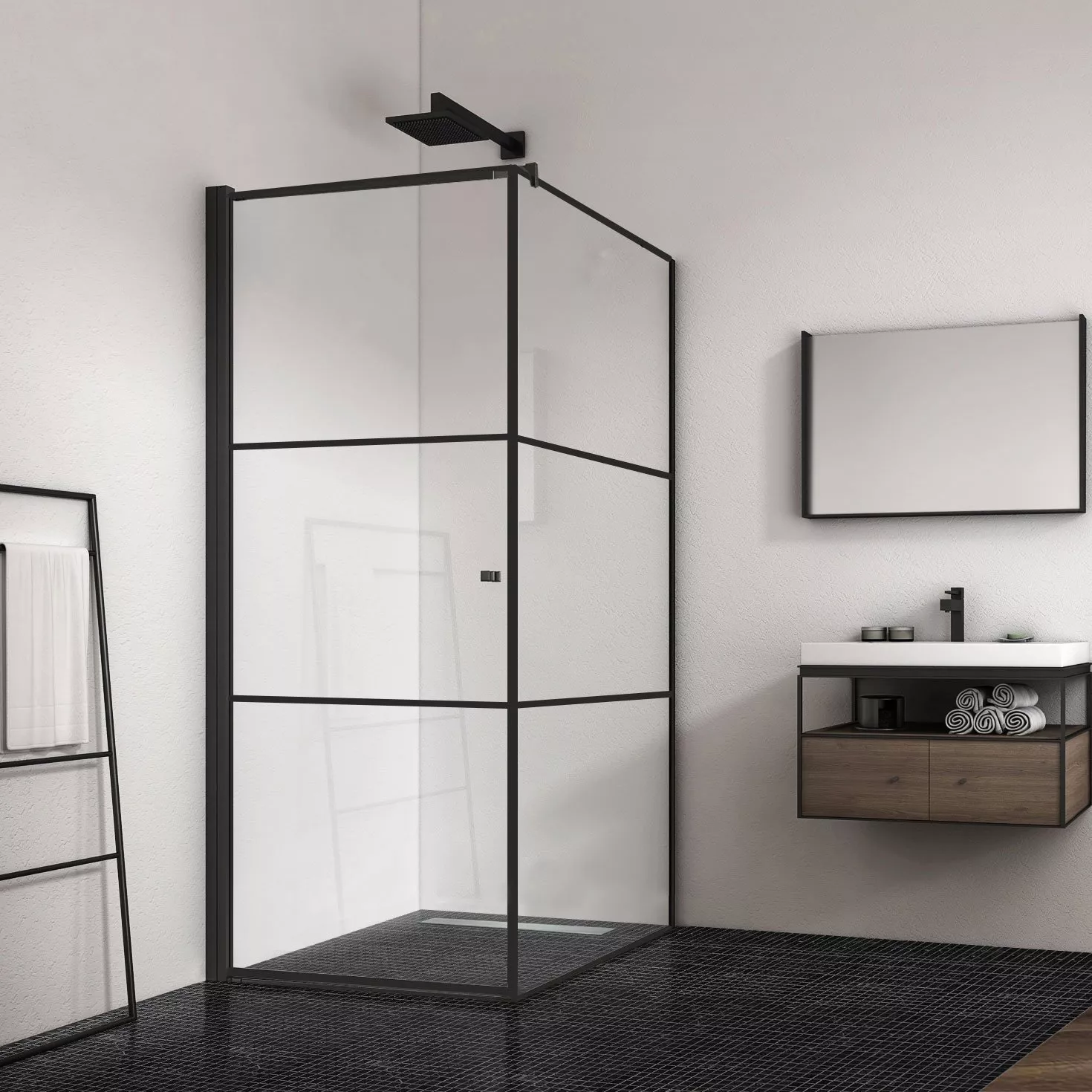Душевой уголок Berges Wasserhaus Dark 061020L 90х90, L, профиль черный матовый
Душевой уголок Berges Wasserhaus Dark 061020L 90х90, L, профиль черный матовый