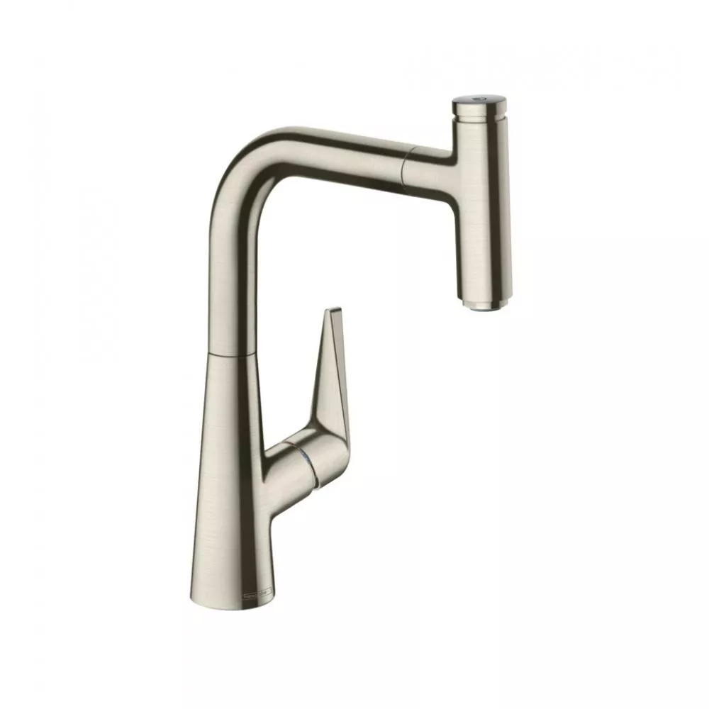Кухонный смеситель однорычажный, 220, с вытяжным изливом, 1jet, sBox Hansgrohe 73852800
Кухонный смеситель однорычажный, 220, с вытяжным изливом, 1jet, sBox Hansgrohe 73852800