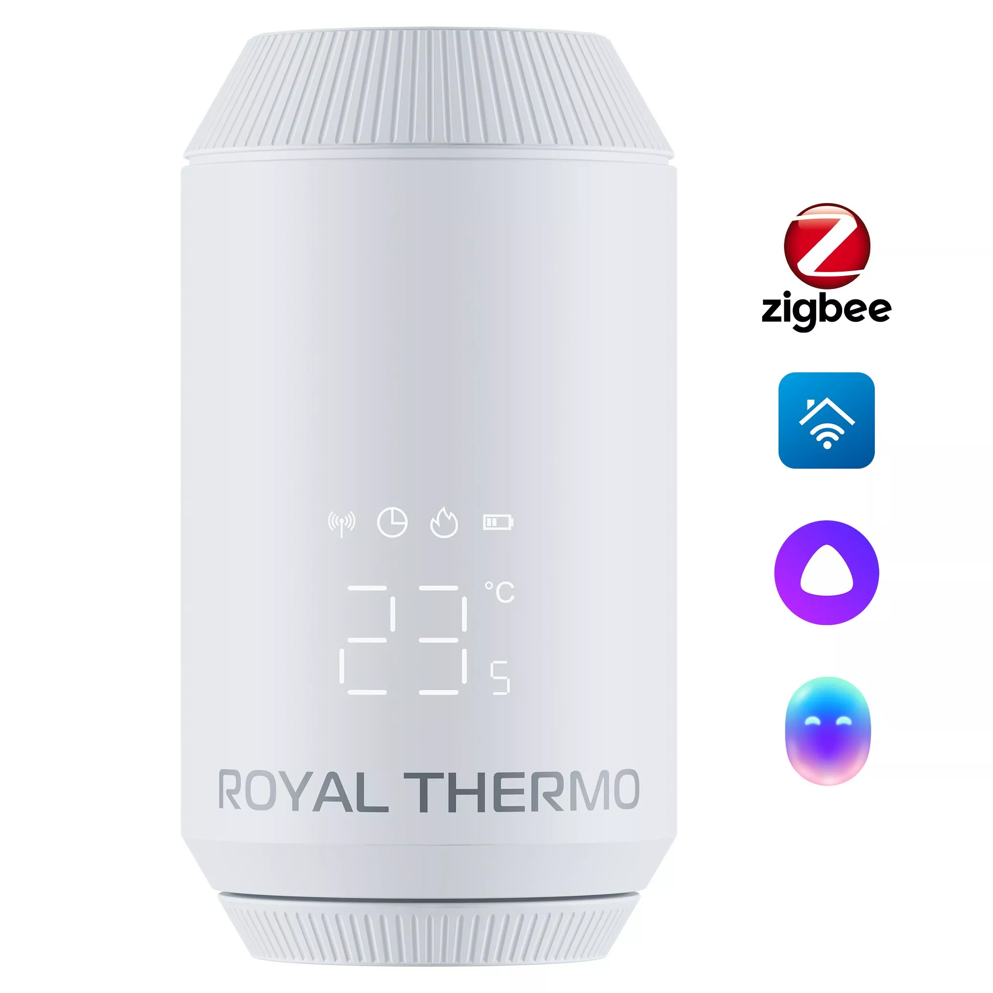 Термостат радиаторный электронный Royal Thermo Smart Heat 2.0, белый
Термостат радиаторный электронный Royal Thermo Smart Heat 2.0, белый
