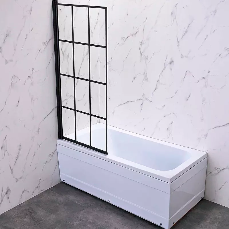 Шторка на ванну Veconi Palau 90х150 L профиль черный стекло прозрачное
Шторка на ванну Veconi Palau 90х150 L профиль черный стекло прозрачное