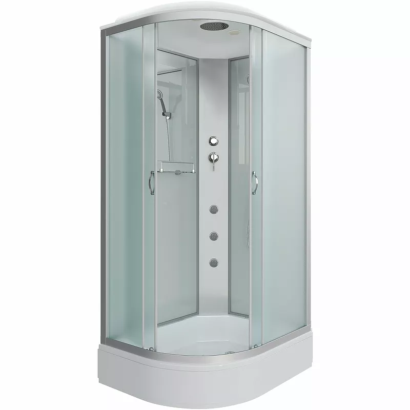 Душевая кабина Niagara Classic 110х80 хром стекло матовое с гидромассажем
Душевая кабина Niagara Classic 110х80 хром стекло матовое с гидромассажем