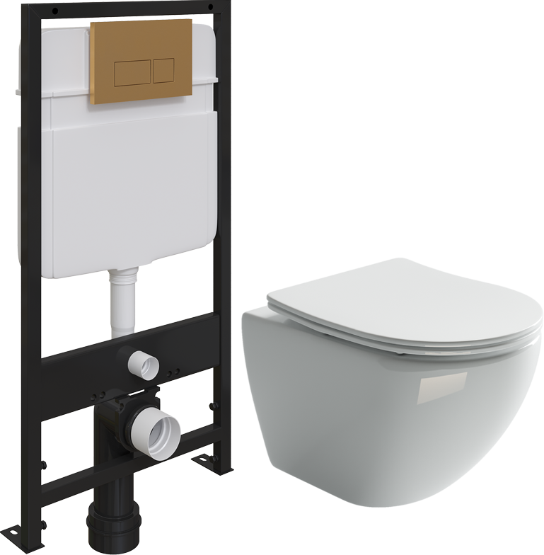 Комплект Унитаз подвесной Ceramica Nova Metropol CN4002 + Система инсталляции для унитазов EWRIKA ProLT 0026-2020 + Кнопка смыва EWRIKA 0043 золото матовое
Комплект Унитаз подвесной Ceramica Nova Metropol CN4002 + Система инсталляции для унитазов EWRIKA ProLT 0026-2020 + Кнопка смыва EWRIKA 0043 золото матовое