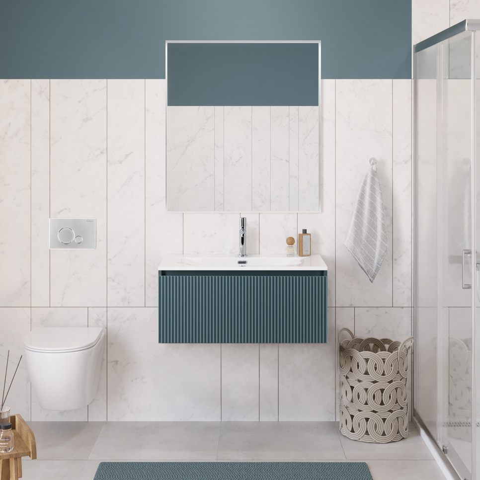 Мебель для ванной комнаты BelBagno Uno 80 подвесная, 1 ящик, матовая голубая
Мебель для ванной комнаты BelBagno Uno 80 подвесная, 1 ящик, матовая голубая