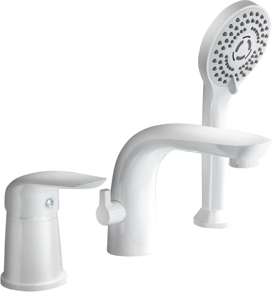 Смеситель на борт ванны Orange M60-333w белый
Смеситель на борт ванны Orange M60-333w белый