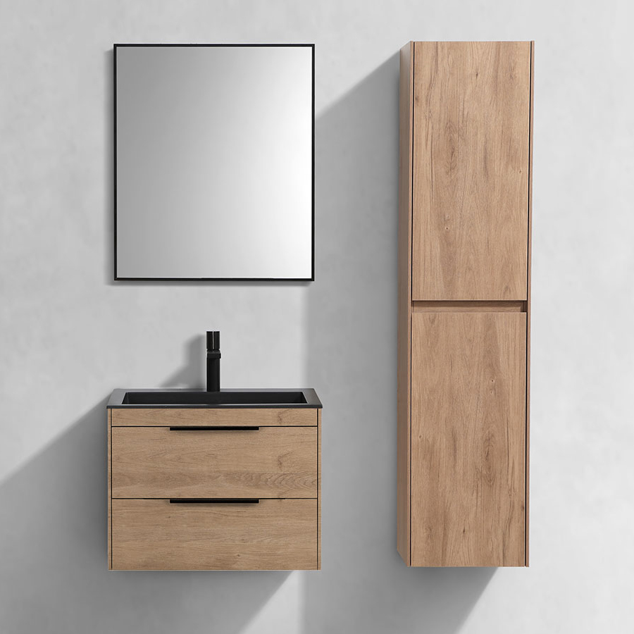 Мебель для ванной комнаты Vincea Chiara 2D 60, 2 ящика, натуральный дуб, с черной раковиной
Мебель для ванной комнаты Vincea Chiara 2D 60, 2 ящика, натуральный дуб, с черной раковиной