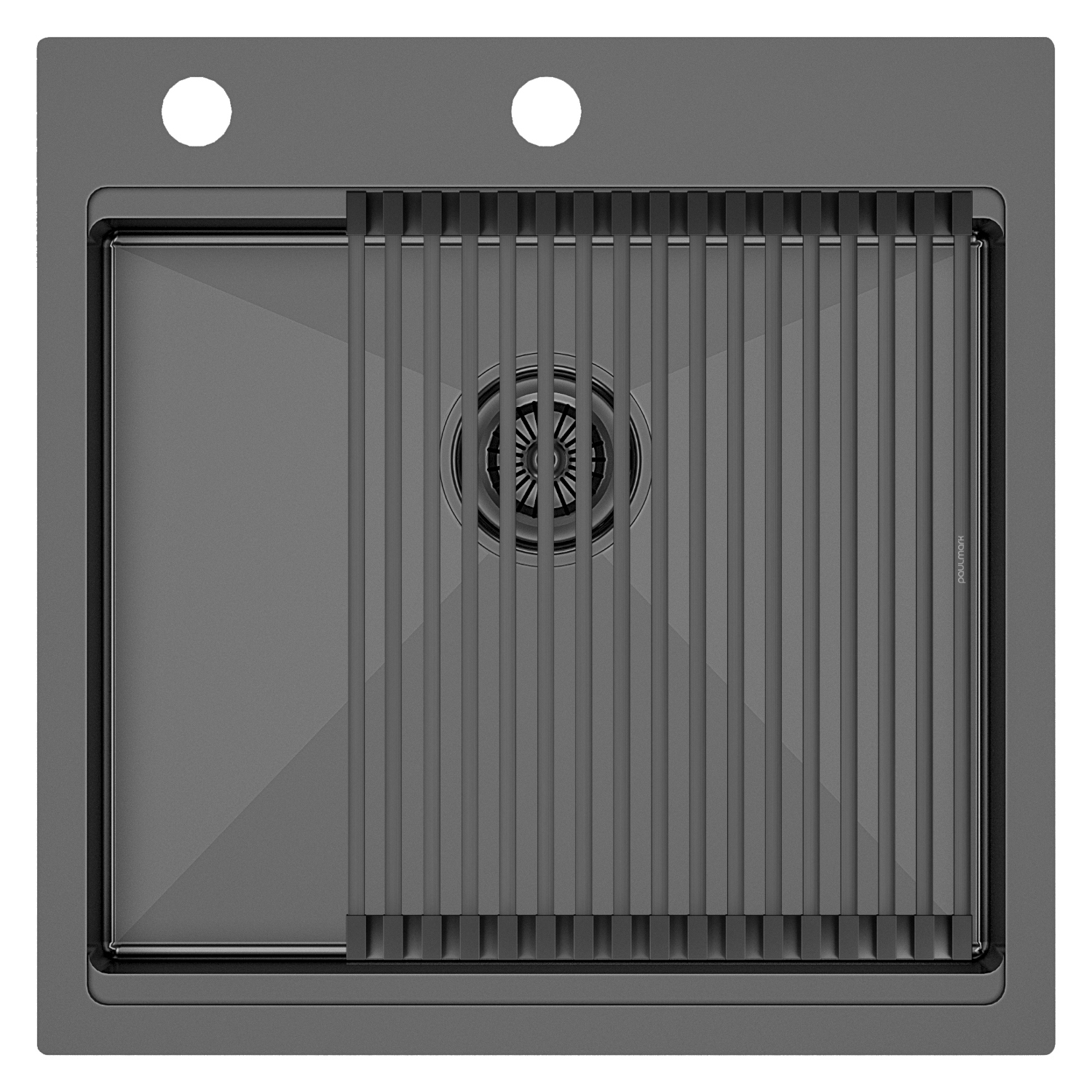 Мойка кухонная Paulmark PM705151-GM вороненая сталь
Мойка кухонная Paulmark PM705151-GM вороненая сталь