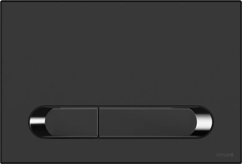 Кнопка смыва Cersanit Estetica черная матовая с рамкой хром
Кнопка смыва Cersanit Estetica черная матовая с рамкой хром
