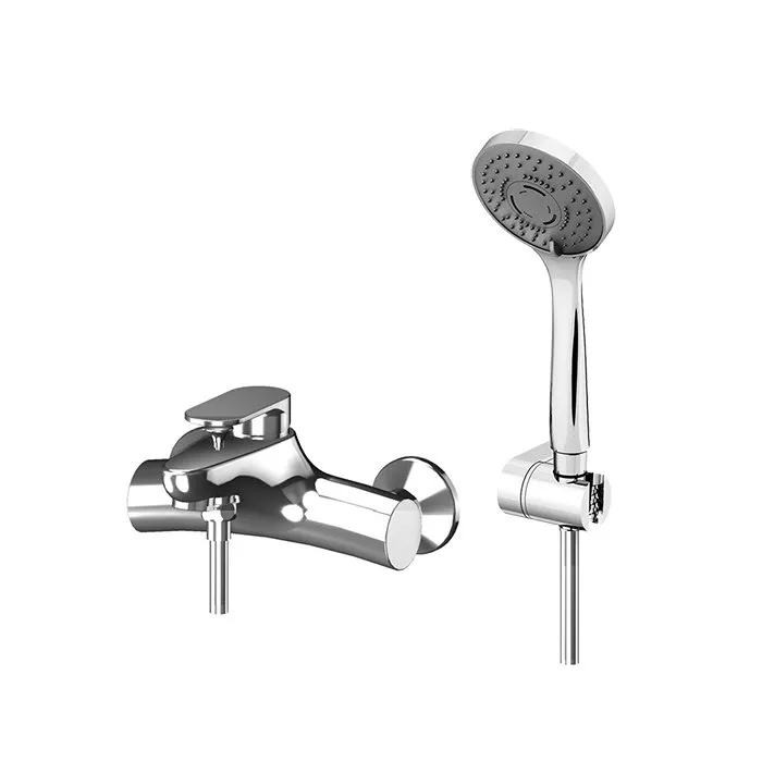 Gattoni H2Omix7000 Смеситель для ванны настенный однорычажный, с ручной лейкой и держателем, цвет хром
Gattoni H2Omix7000 Смеситель для ванны настенный однорычажный, с ручной лейкой и держателем, цвет хром