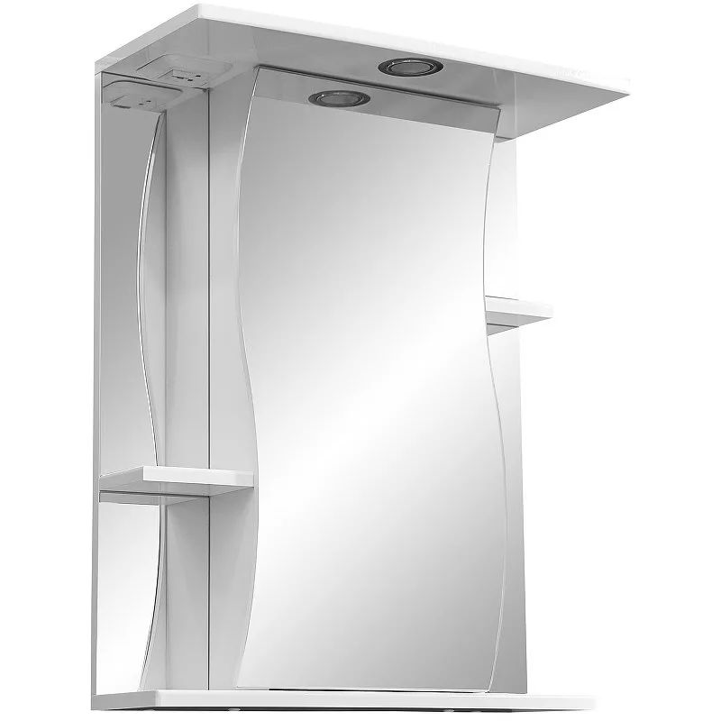 Зеркало-шкаф Stella Polar Волна Лолита 55 R с подсветкой белый
Зеркало-шкаф Stella Polar Волна Лолита 55 R с подсветкой белый