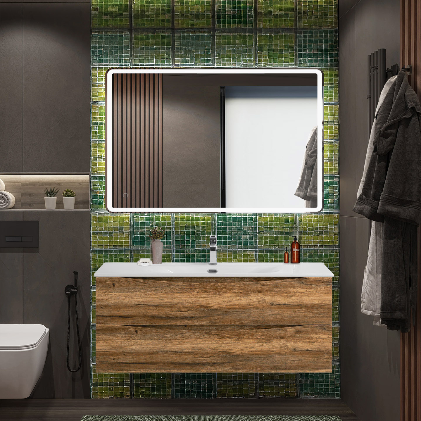 Мебель для ванной комнаты BelBagno Marino-cer-n 120 подвесная, rovere rustico
Мебель для ванной комнаты BelBagno Marino-cer-n 120 подвесная, rovere rustico