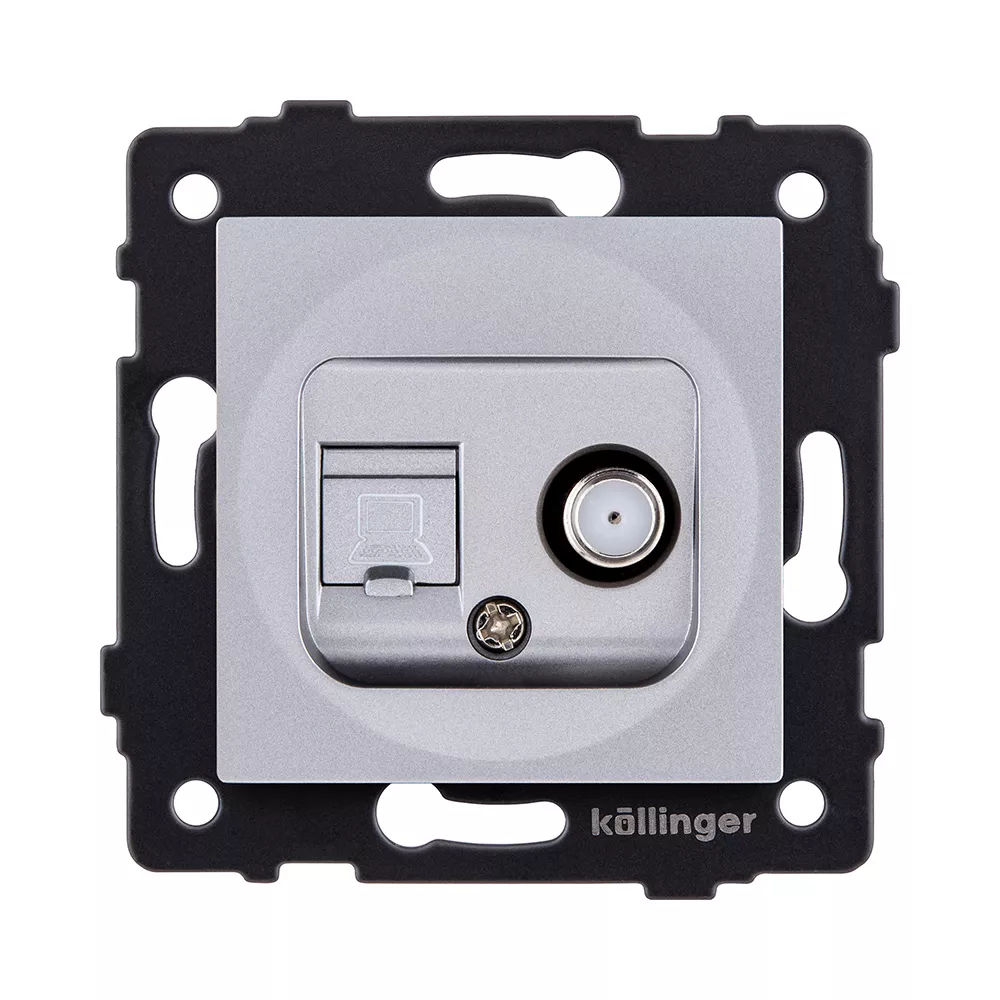 Розетка двойная спутниковая SAT + RJ45 Cat.6, серый Kollinger REA-022GY для Aspekt, Eleganz, Reflex
Розетка двойная спутниковая SAT + RJ45 Cat.6, серый Kollinger REA-022GY для Aspekt, Eleganz, Reflex