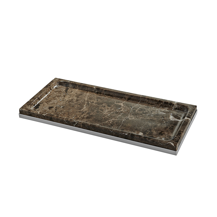 3SC(Palace Marble) Лоток настольный универсальный 34х2х15,5 см, мрамор Emperador Dark/латунь цвет Хром
3SC(Palace Marble) Лоток настольный универсальный 34х2х15,5 см, мрамор Emperador Dark/латунь цвет Хром