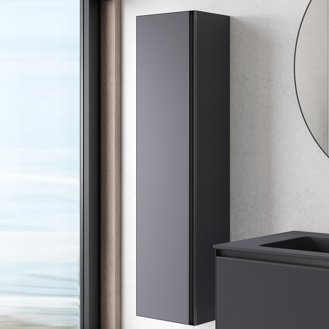 Шкаф-пенал для ванной Armadi Art Quatro anthracite
Шкаф-пенал для ванной Armadi Art Quatro anthracite