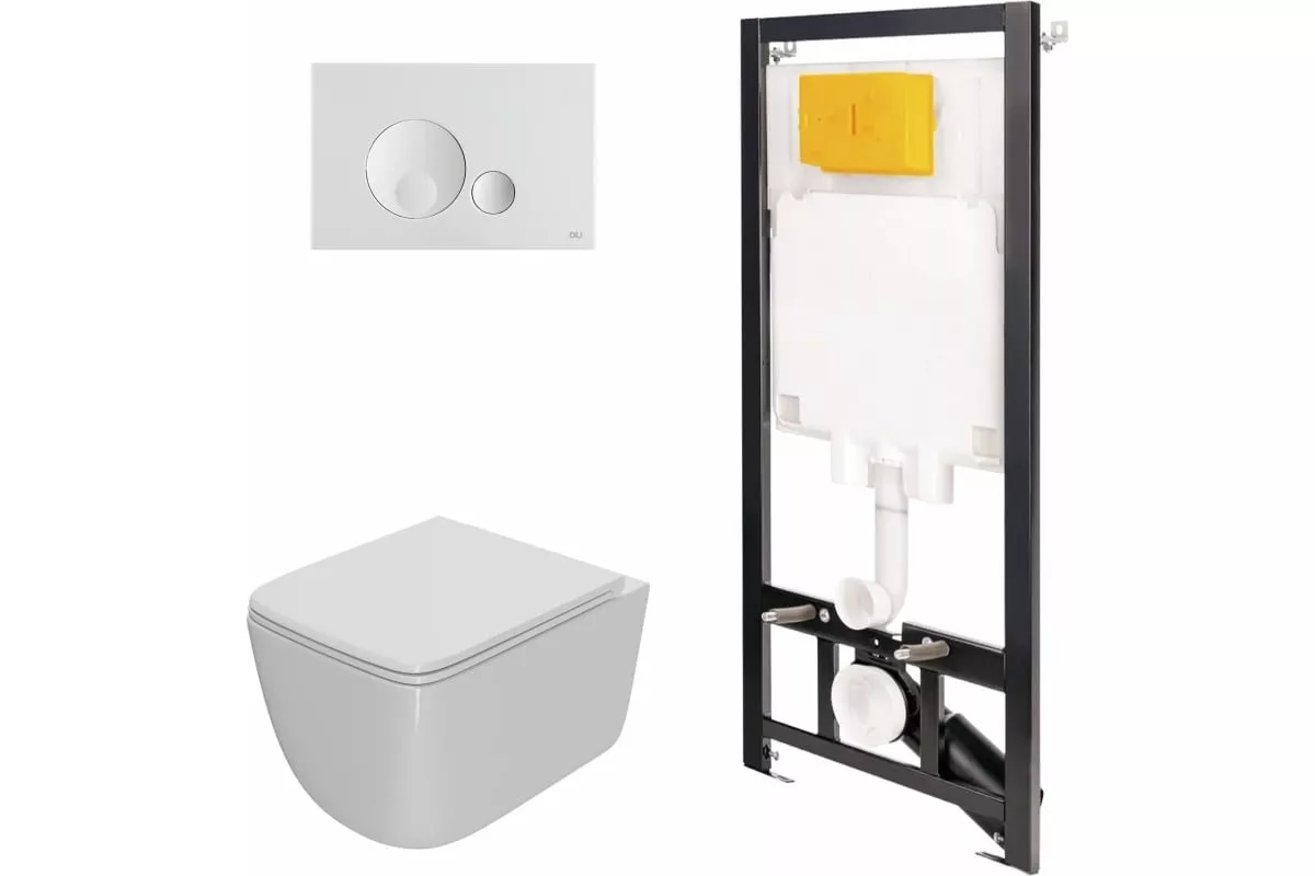 Комплект инсталляции с подвесным унитазом Point Меркурий белый клавиша белая
Комплект инсталляции с подвесным унитазом Point Меркурий белый клавиша белая