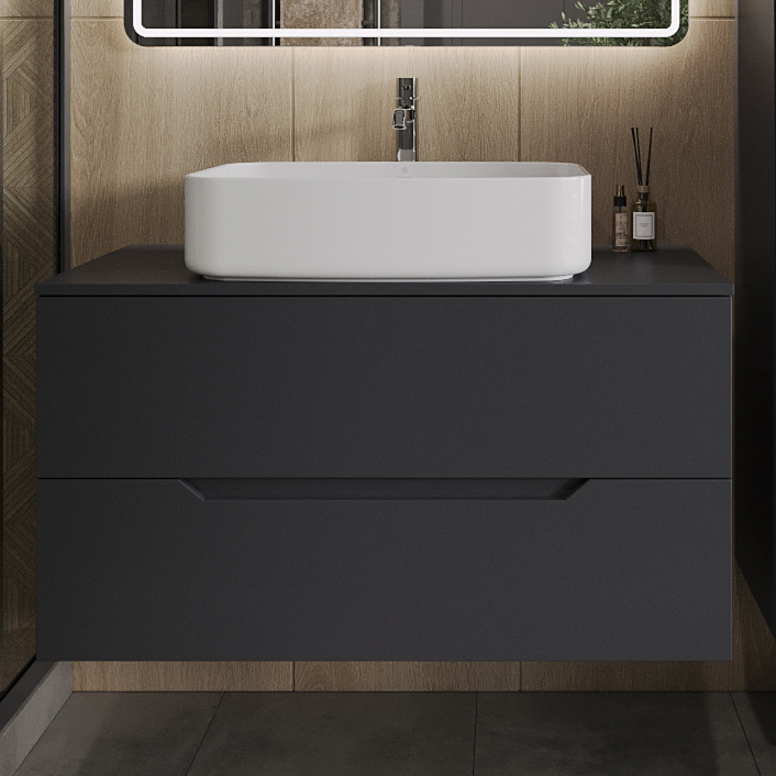 Тумба с раковиной Orange Line 100 подвесная, 2 ящика, матовый графит с раковиной B07-600W
Тумба с раковиной Orange Line 100 подвесная, 2 ящика, матовый графит с раковиной B07-600W