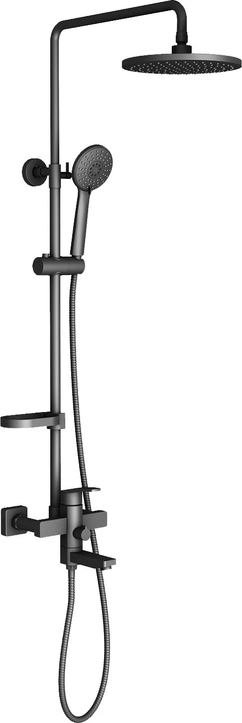 Душевая стойка Timo Beverly черная матовая
Душевая стойка Timo Beverly черная матовая