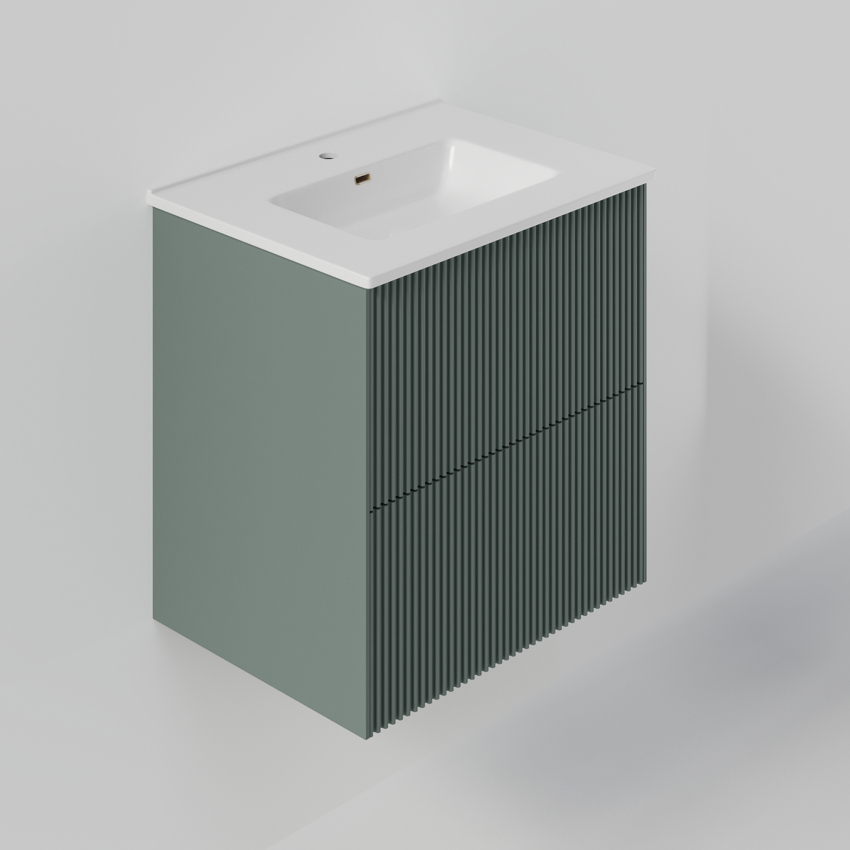 Тумба под раковину La Fenice TERRA Twin Grigio серо-зелёная матовая 60 см
Тумба под раковину La Fenice TERRA Twin Grigio серо-зелёная матовая 60 см