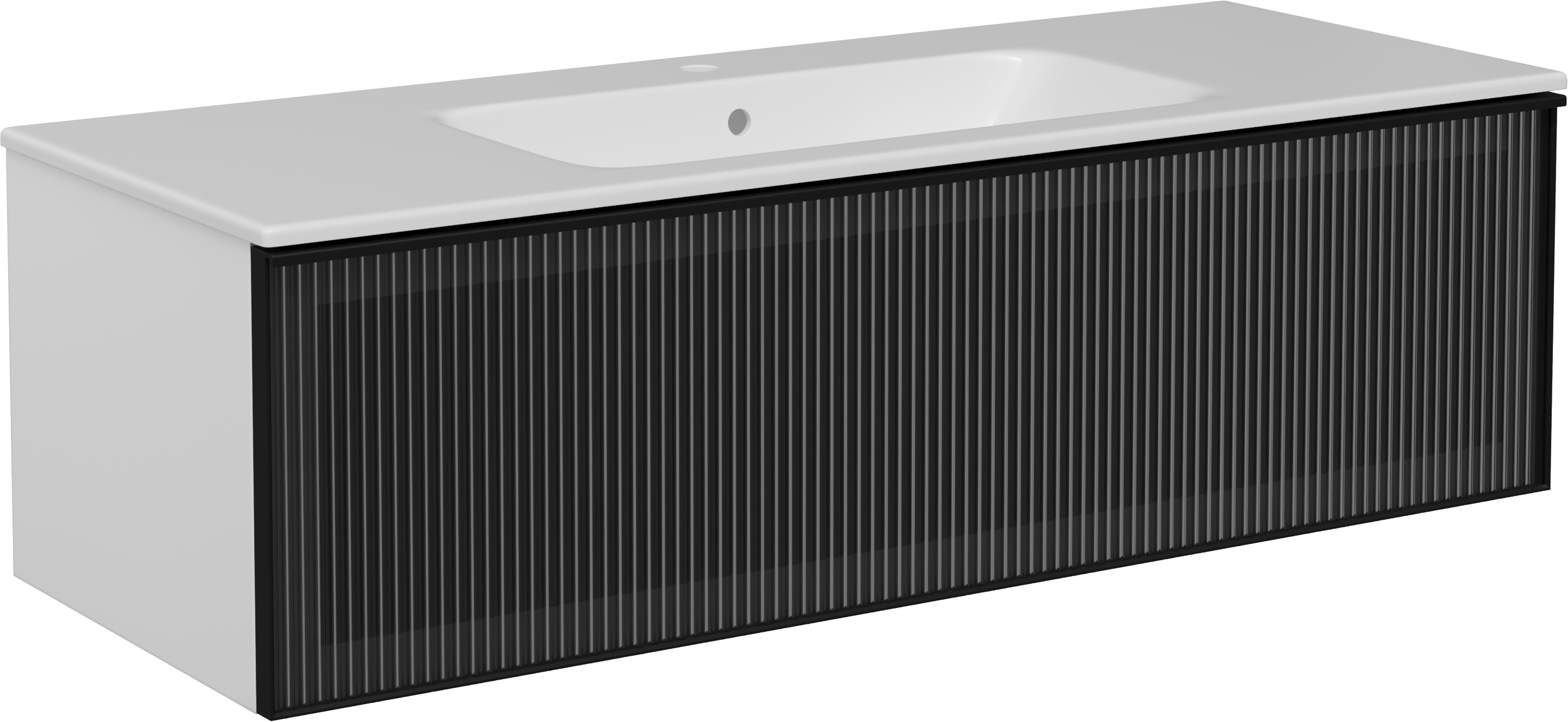 Тумба с раковиной STWORKI Левангер 120 белая матовая 
Тумба с раковиной STWORKI Левангер 120 белая матовая