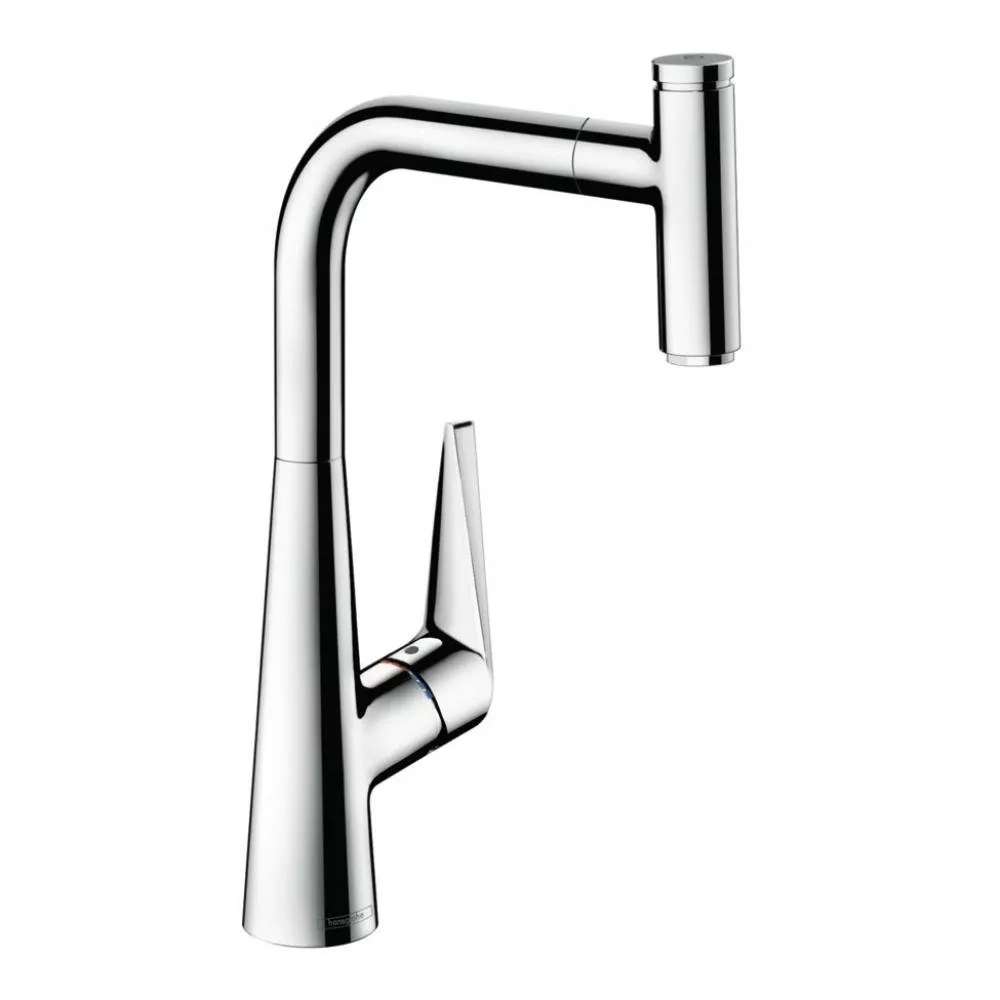 Кухонный смеситель однорычажный, 300, с вытяжным изливом, 1jet, sBox Hansgrohe 73853000
Кухонный смеситель однорычажный, 300, с вытяжным изливом, 1jet, sBox Hansgrohe 73853000