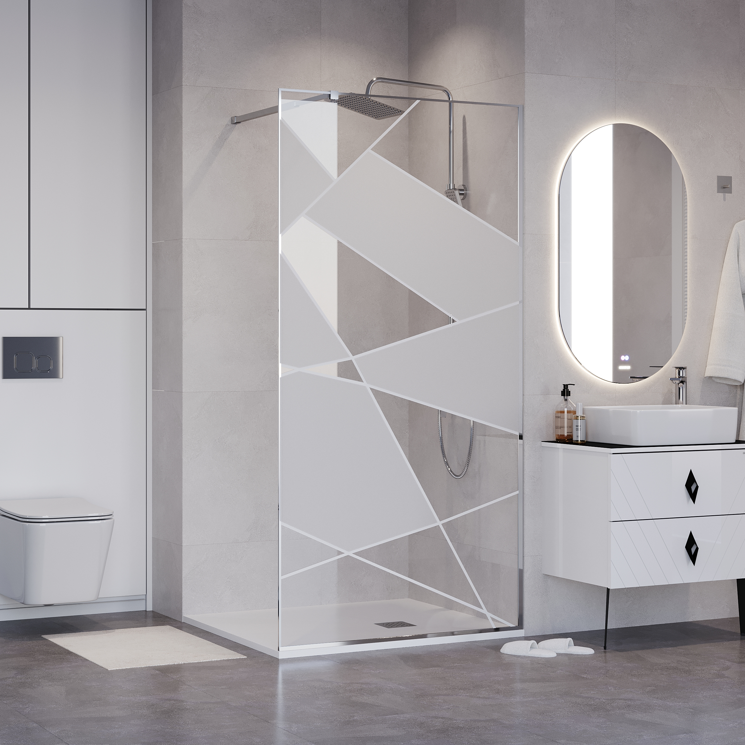 Душевая перегородка Niagara Nova NG-660-12 120х195, профиль хром, стекло прозрачное с рисунком
Душевая перегородка Niagara Nova NG-660-12 120х195, профиль хром, стекло прозрачное с рисунком