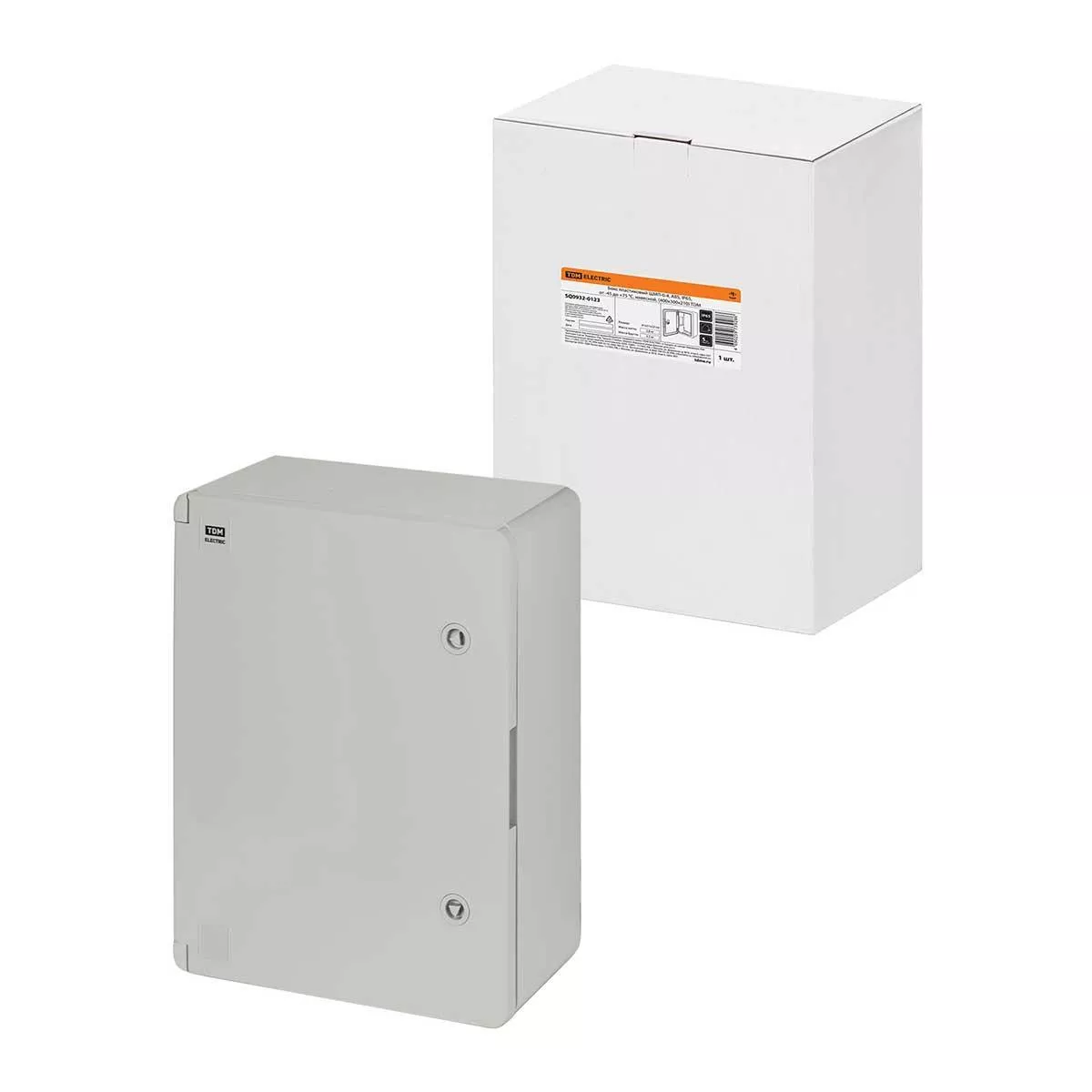 Бокс пластиковый ЩМП-0-4, ABS, IP65, от -45 до +75 °С, навесной, (400x300x210) TDM SQ0932-0123
Бокс пластиковый ЩМП-0-4, ABS, IP65, от -45 до +75 °С, навесной, (400x300x210) TDM SQ0932-0123