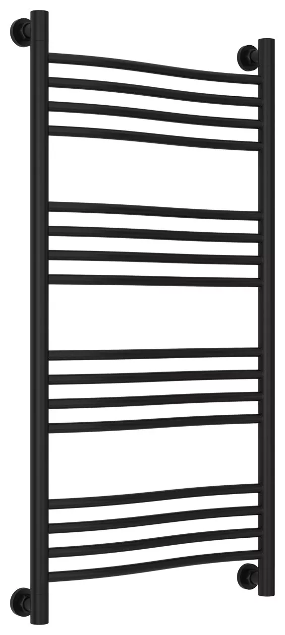 Полотенцесушитель водяной ДР "ФЛЮИД+" 1000х500 (Матовый чёрный) 
Полотенцесушитель водяной ДР "ФЛЮИД+" 1000х500 (Матовый чёрный)