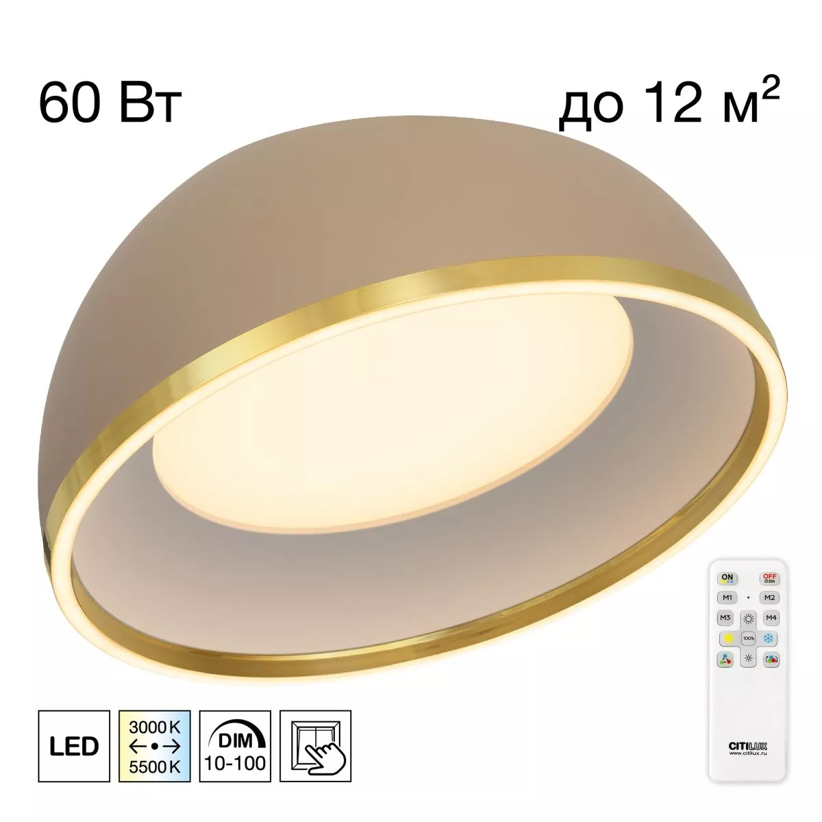 Потолочный светильник Citilux Floom CL736152
Потолочный светильник Citilux Floom CL736152