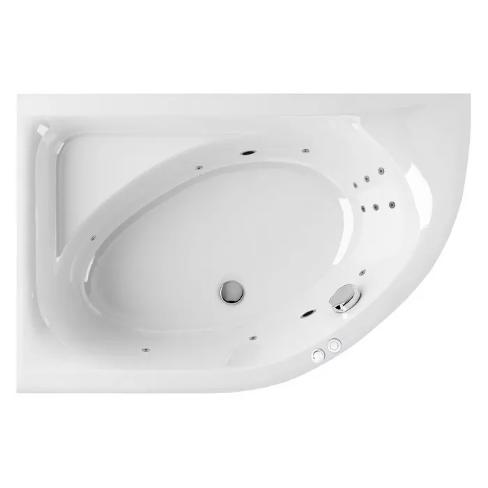 Ванна акриловая Excellent Aquaria Line 150x100 L с гидромассажем белый - хром
Ванна акриловая Excellent Aquaria Line 150x100 L с гидромассажем белый - хром