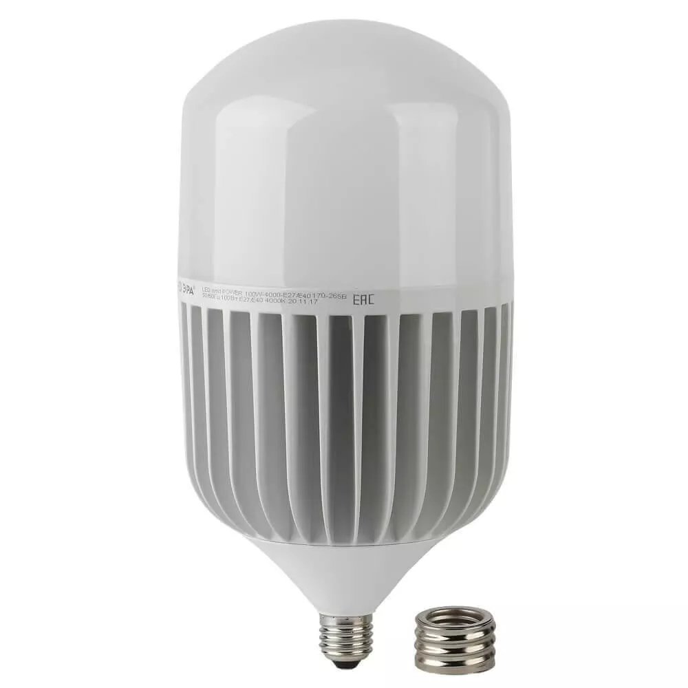 Лампа светодиодная ЭРА E27/E40 100W 4000K матовая LED POWER T160-100W-4000-E27/E40 Б0032089
Лампа светодиодная ЭРА E27/E40 100W 4000K матовая LED POWER T160-100W-4000-E27/E40 Б0032089
