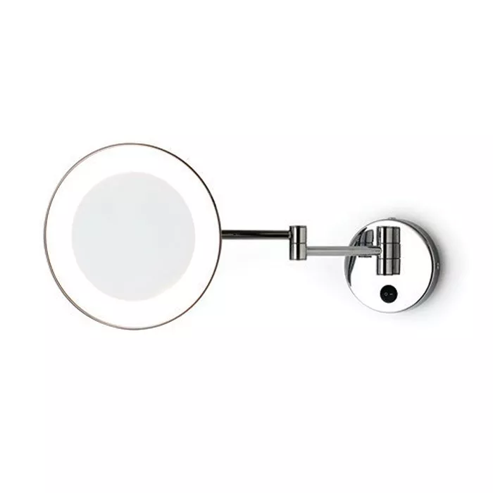 Bertocci Зеркала косметические Косметическое настенное круглое зеркало с LED-подсветкой,выключателем,3-кратное увеличение,цвет хром
Bertocci Зеркала косметические Косметическое настенное круглое зеркало с LED-подсветкой,выключателем,3-кратное увеличение,цвет хром