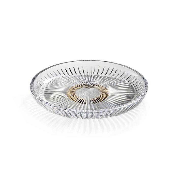 3SC(Elegance Crystal) Лоток настольный универсальный круглый Ø22 х 2,5 см, хрусталь/латунь, цвет прозрачный/ Matt Gold 24Kt
3SC(Elegance Crystal) Лоток настольный универсальный круглый Ø22 х 2,5 см, хрусталь/латунь, цвет прозрачный/ Matt Gold 24Kt