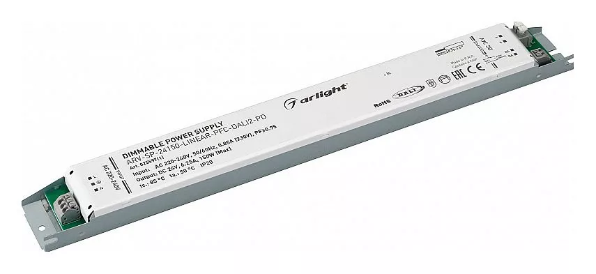 Блок питания Arlight ARV-SP-24150-Linear-PFC-Dali2-PD 24V 150W IP20 6,25A 025597(1)
Блок питания Arlight ARV-SP-24150-Linear-PFC-Dali2-PD 24V 150W IP20 6,25A 025597(1)