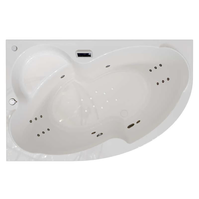 Акриловая ванна Radomir Ирма Люкс 170x110 см, угловая, левая, пристенная, с гидромассажем, белая, асимметричная, с каркасом, с экраном, с сиденьем, со сливом-переливом, с полотенцедержателем
Акриловая ванна Radomir Ирма Люкс 170x110 см, угловая, левая, пристенная, с гидромассажем, белая, асимметричная, с каркасом, с экраном, с сиденьем, со сливом-переливом, с полотенцедержателем