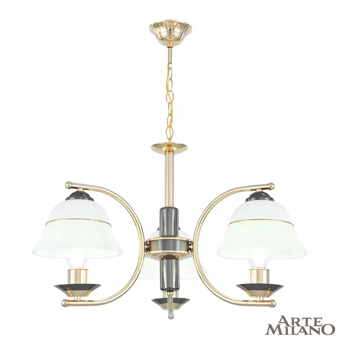 Подвесная люстра Arte Milano Florentia-1240 301240/3 Bk/Gd
Подвесная люстра Arte Milano Florentia-1240 301240/3 Bk/Gd