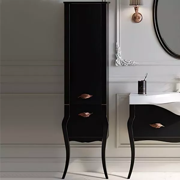 Шкаф-пенал Aqwella Borgia 48 черный
Шкаф-пенал Aqwella Borgia 48 черный