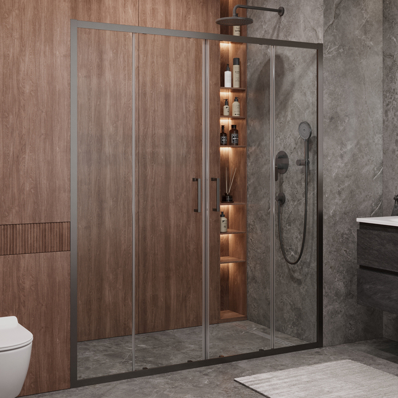 Душевая дверь в нишу Cezares Molveno BF 2 170 C GM IV 170 см, профиль оружейная сталь, стекло прозрачное
Душевая дверь в нишу Cezares Molveno BF 2 170 C GM IV 170 см, профиль оружейная сталь, стекло прозрачное