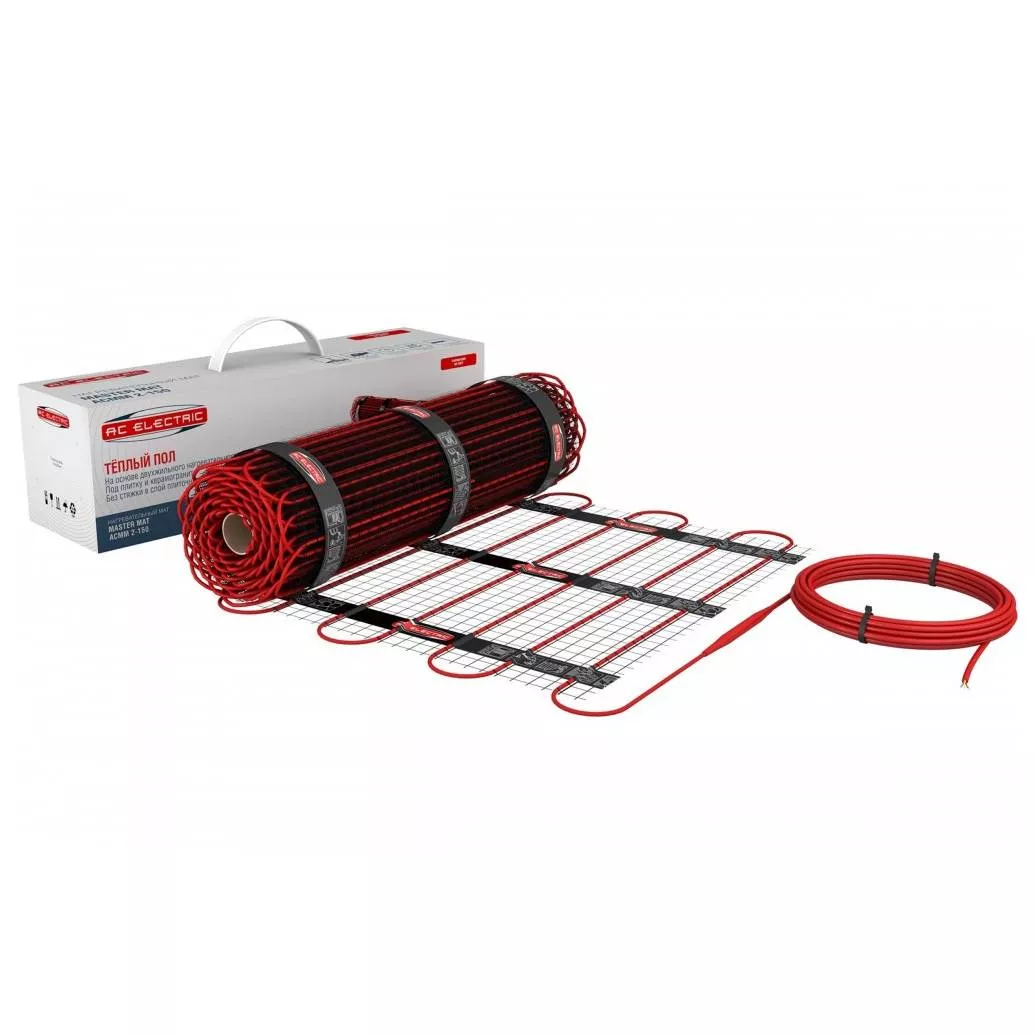 Мат нагревательный AC ELECTRIC ACMM 2-150-9 (комплект теплого пола)
Мат нагревательный AC ELECTRIC ACMM 2-150-9 (комплект теплого пола)