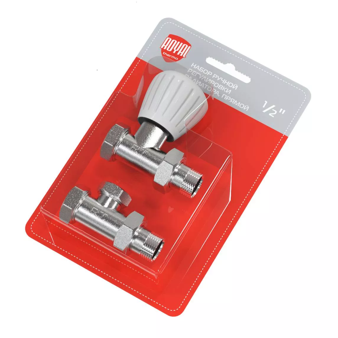 Набор ручной регулировки радиатора Royal Thermo, прямой 1/2
Набор ручной регулировки радиатора Royal Thermo, прямой 1/2