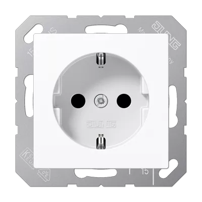 Розетка 2K+З со шторками Jung A1520KIWW
Розетка 2K+З со шторками Jung A1520KIWW