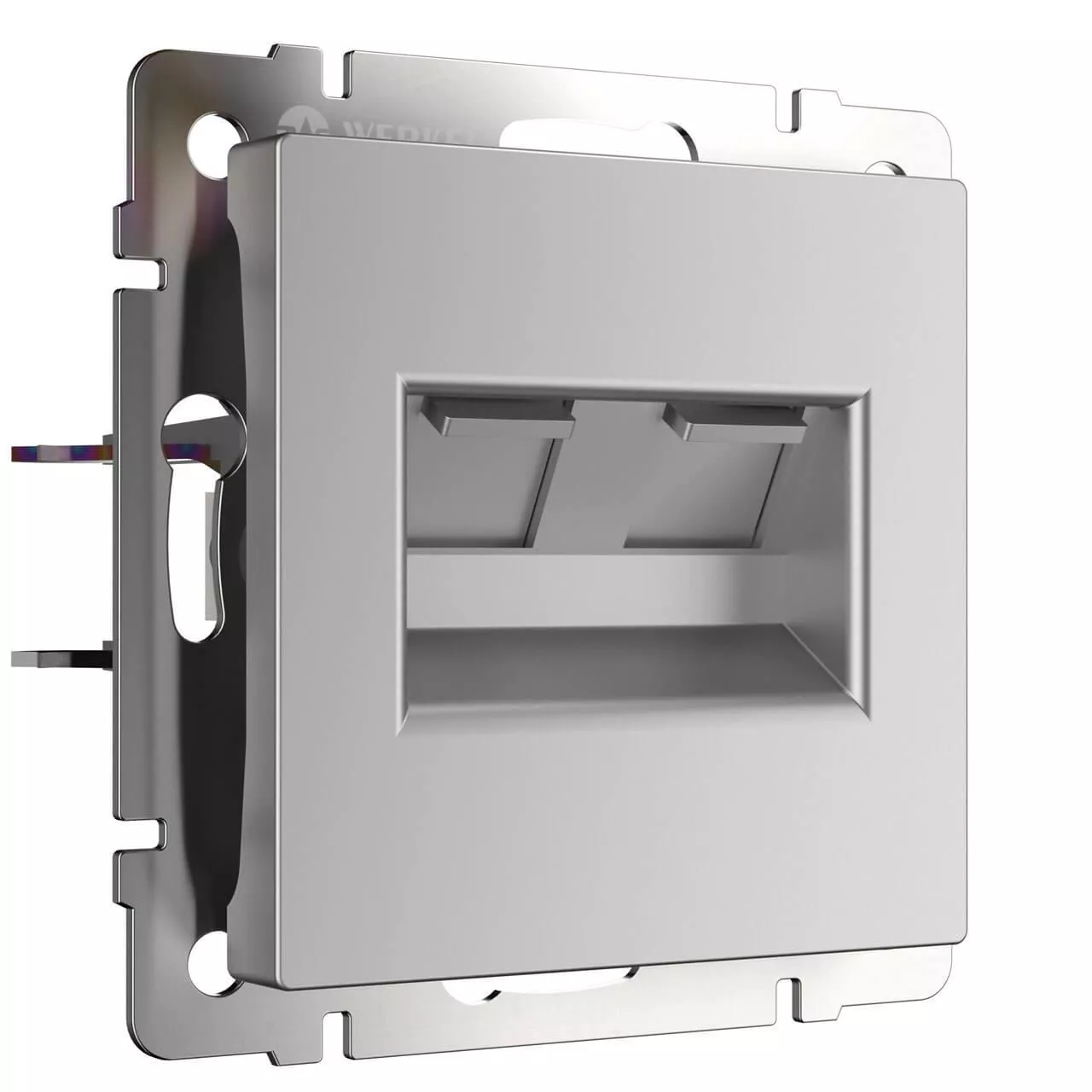 Розетка двойная Ethernet RJ-45 Werkel серебряный W1181106 4690389156489
Розетка двойная Ethernet RJ-45 Werkel серебряный W1181106 4690389156489