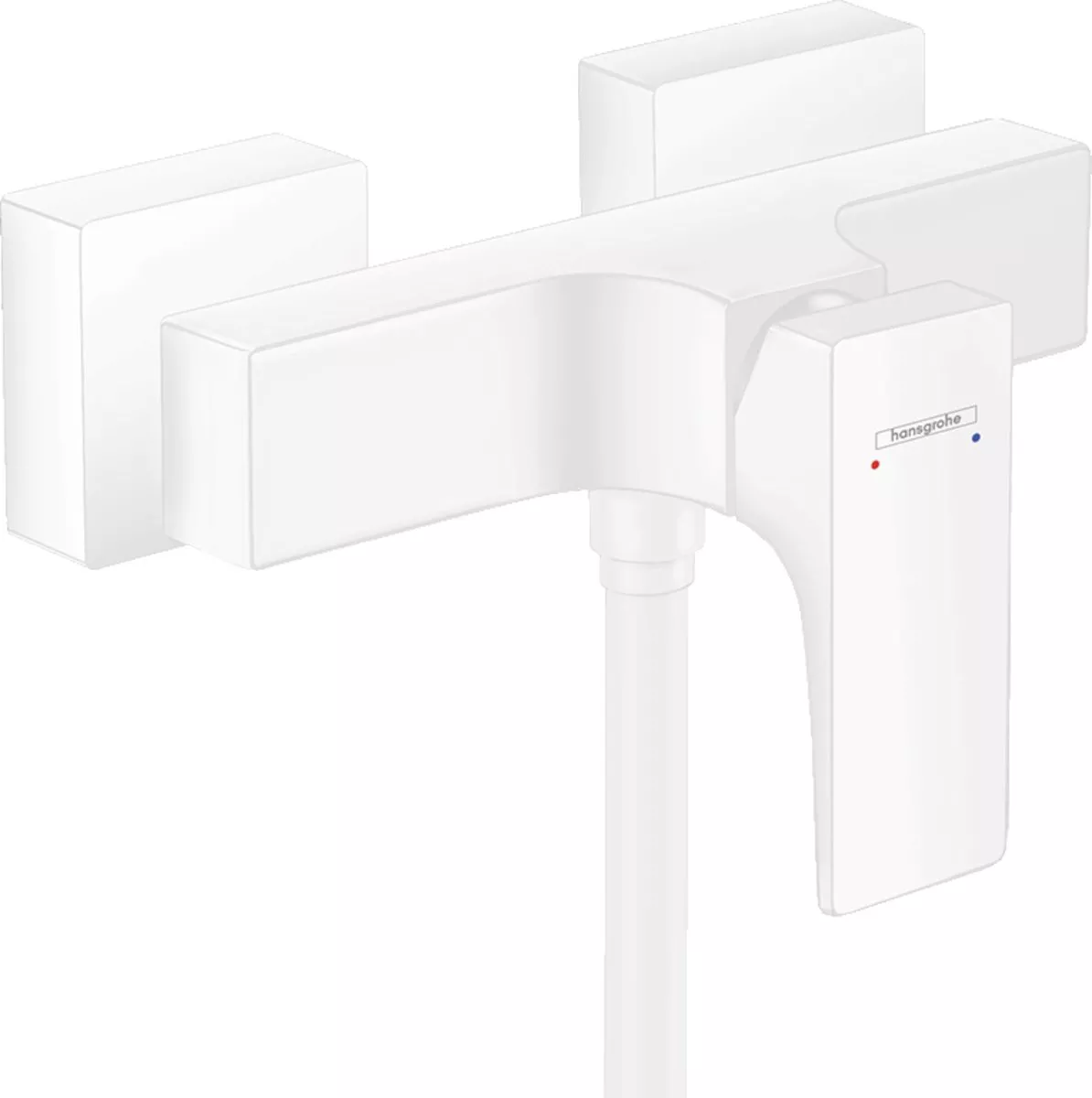 Смеситель для душа Hansgrohe Metropol 32560700 белый матовый 
Смеситель для душа Hansgrohe Metropol 32560700 белый матовый