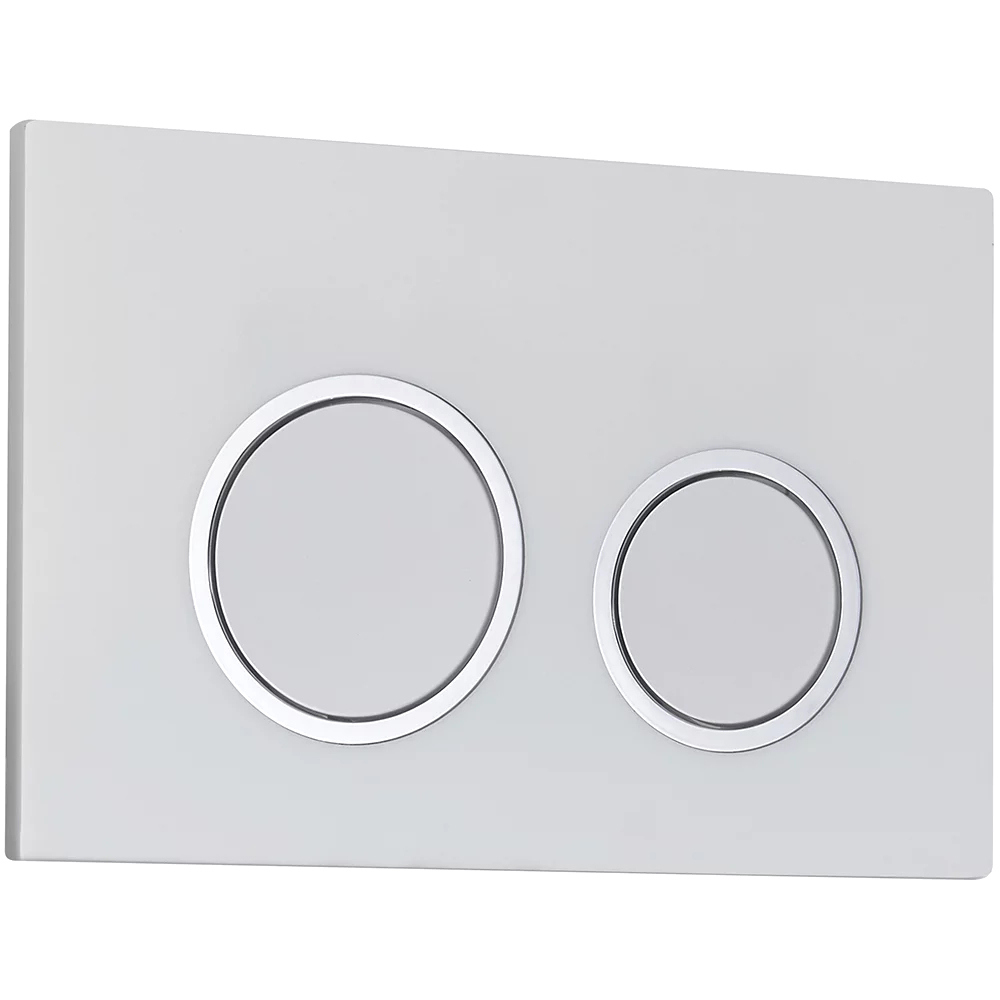 Кнопка смыва для унитаза Veconi Flush V11 пластик, цвет белый глянец
Кнопка смыва для унитаза Veconi Flush V11 пластик, цвет белый глянец