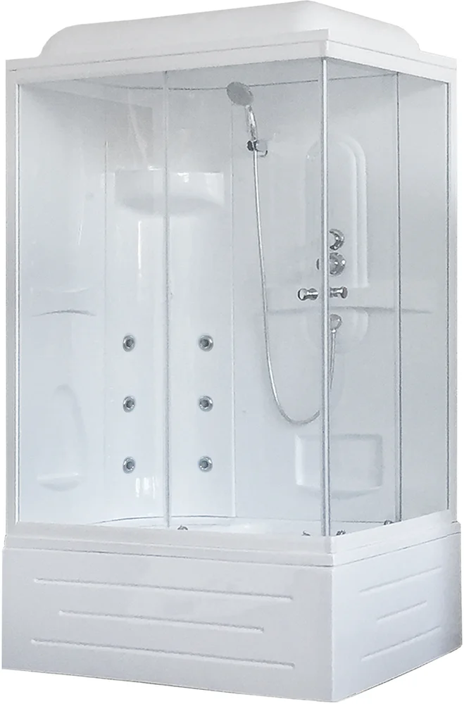 Душевая кабина Royal Bath BP 100х80 L с гидромассажем профиль белый стекло прозрачное
Душевая кабина Royal Bath BP 100х80 L с гидромассажем профиль белый стекло прозрачное