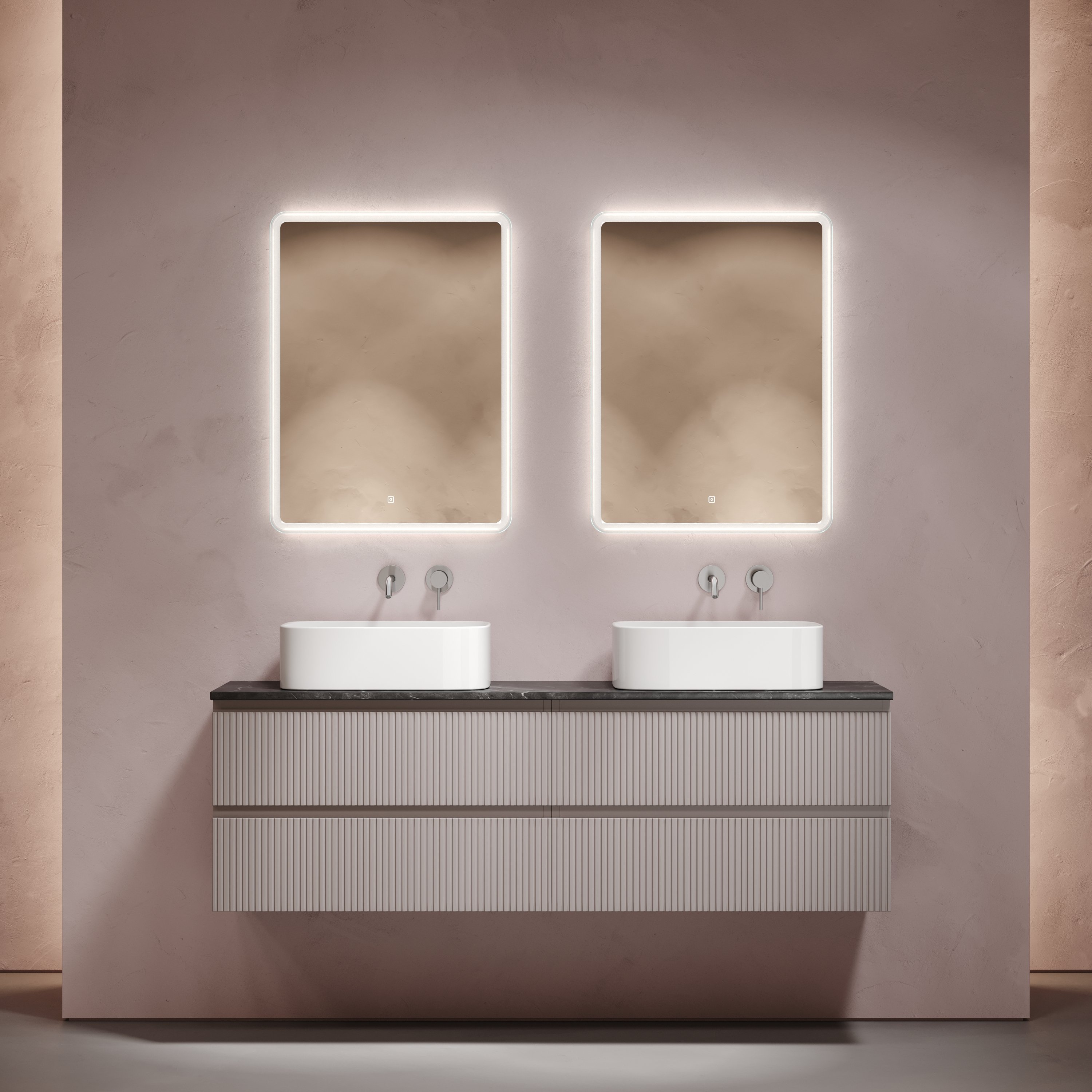 Мебель для ванной комнаты Sancos Snob T 160 doha soft, столешница черный мрамор TT160A1, раковина CN6052
Мебель для ванной комнаты Sancos Snob T 160 doha soft, столешница черный мрамор TT160A1, раковина CN6052