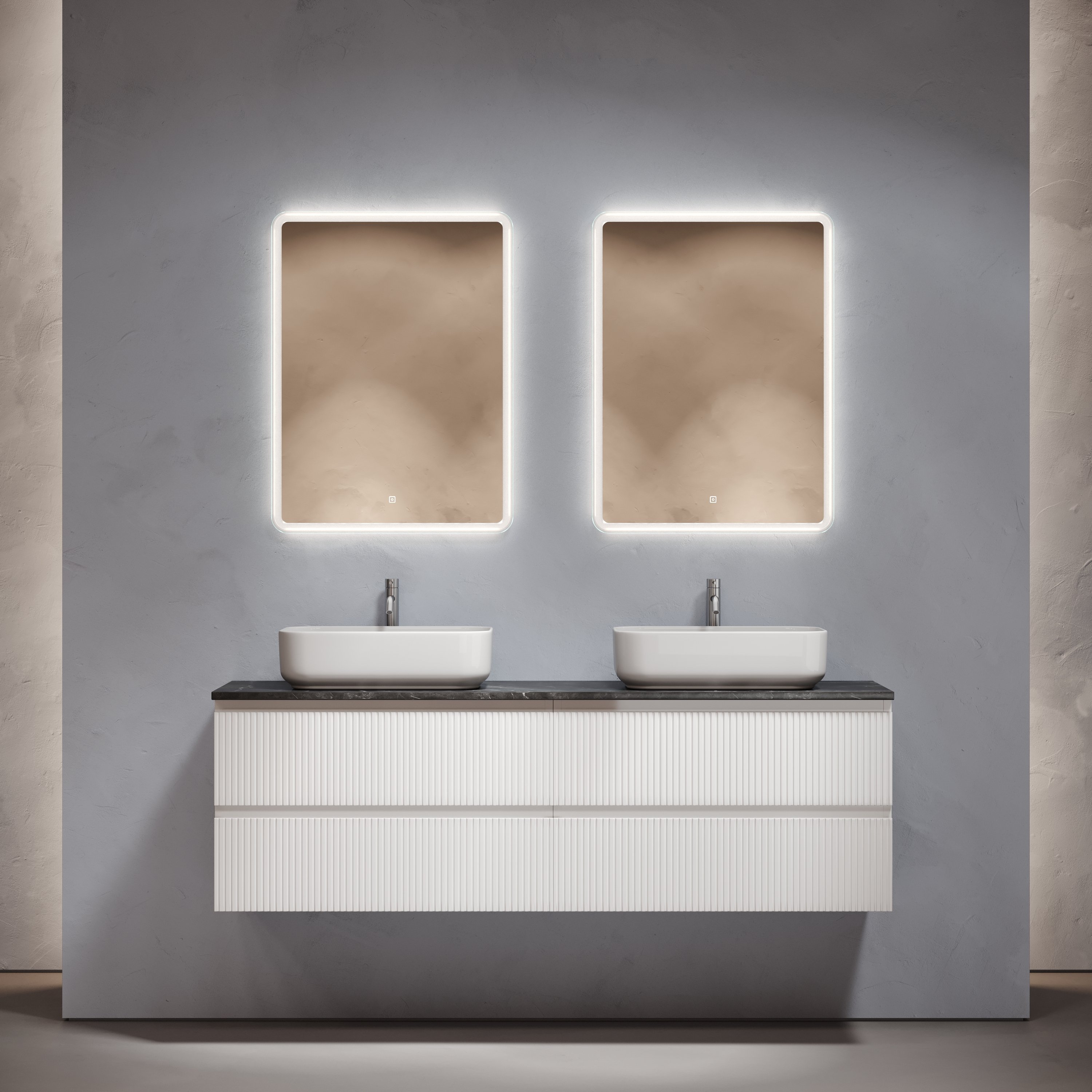 Мебель для ванной комнаты Sancos Snob T 160 bianco, столешница черный мрамор TT160A1X, раковина CN5043
Мебель для ванной комнаты Sancos Snob T 160 bianco, столешница черный мрамор TT160A1X, раковина CN5043